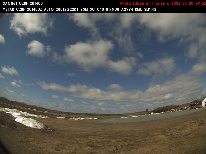 Web Cam image of Bathurst Airport (West)
