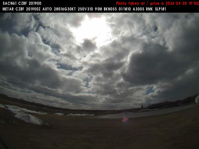 Web Cam image of Bathurst Airport (West)