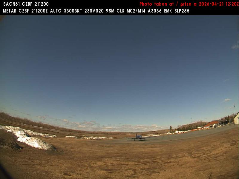 Web Cam image of Bathurst Airport (West)