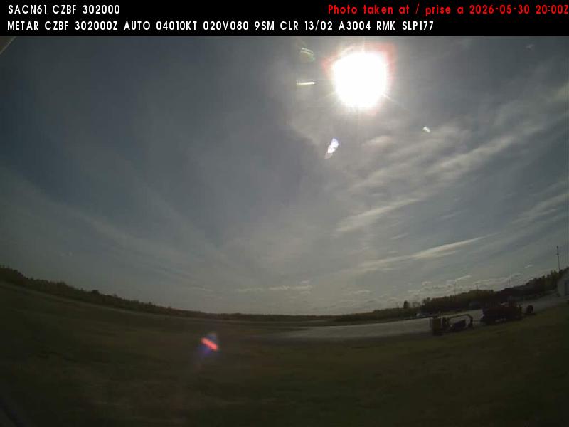 Web Cam image of Bathurst Airport (West)