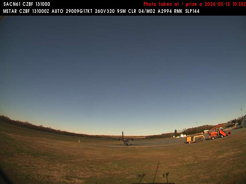 Web Cam image of Bathurst Airport (West)