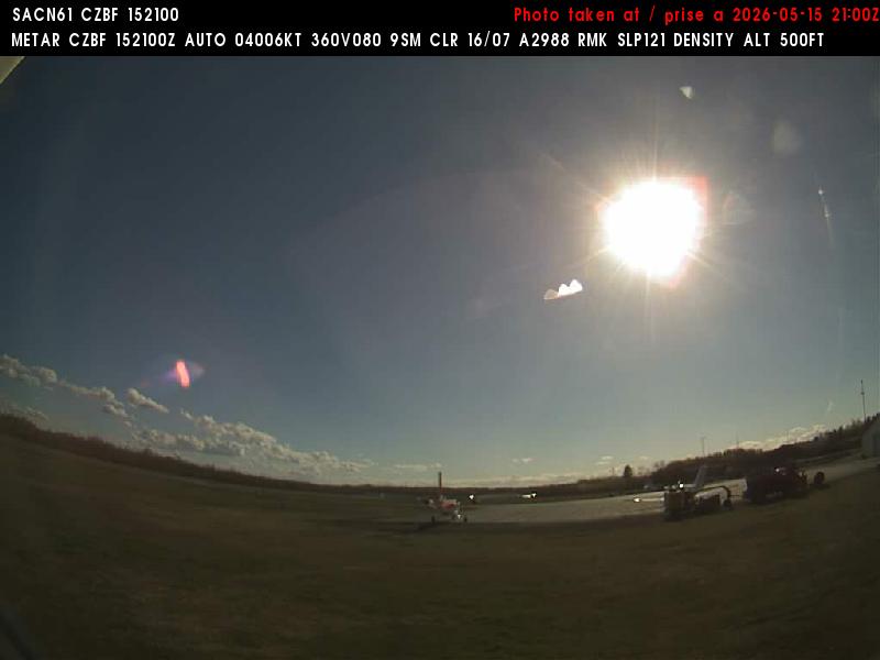 Web Cam image of Bathurst Airport (West)