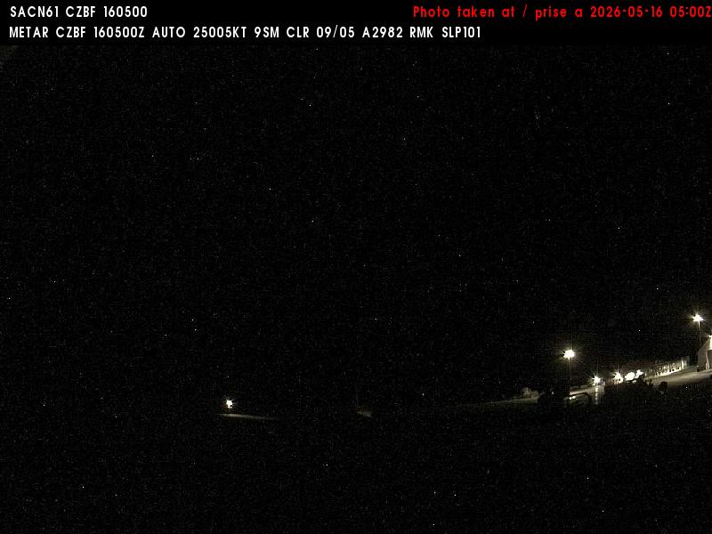 Web Cam image of Bathurst Airport (West)