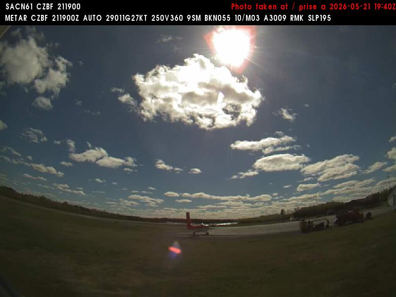 Web Cam image of Bathurst Airport (West)