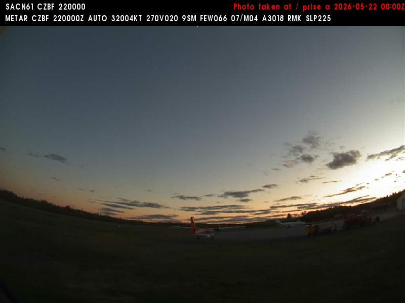 Web Cam image of Bathurst Airport (West)