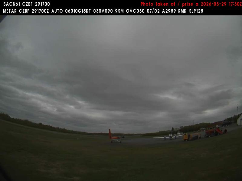 Web Cam image of Bathurst Airport (West)