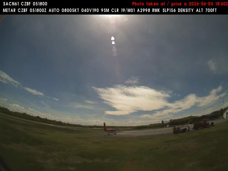 Web Cam image of Bathurst Airport (West)