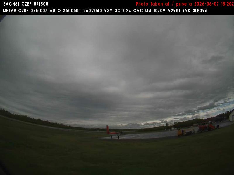 Web Cam image of Bathurst Airport (West)