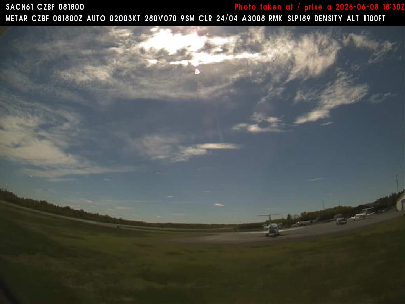 Web Cam image of Bathurst Airport (West)