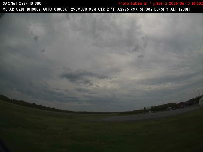 Web Cam image of Bathurst Airport (West)