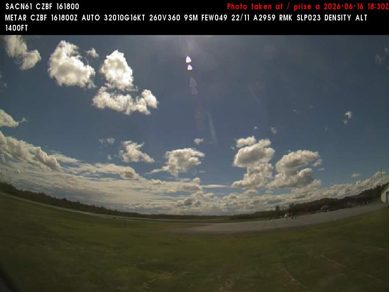 Web Cam image of Bathurst Airport (West)