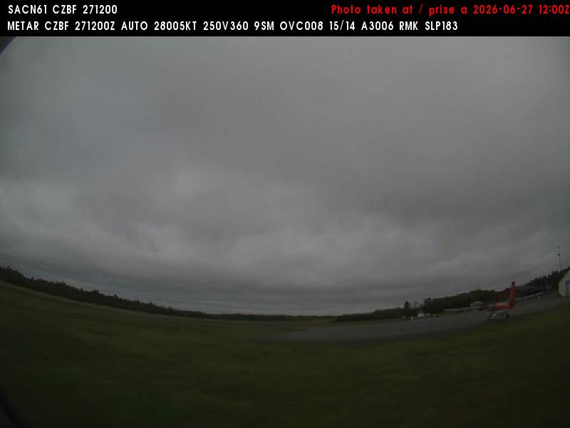 Web Cam image of Bathurst Airport (West)