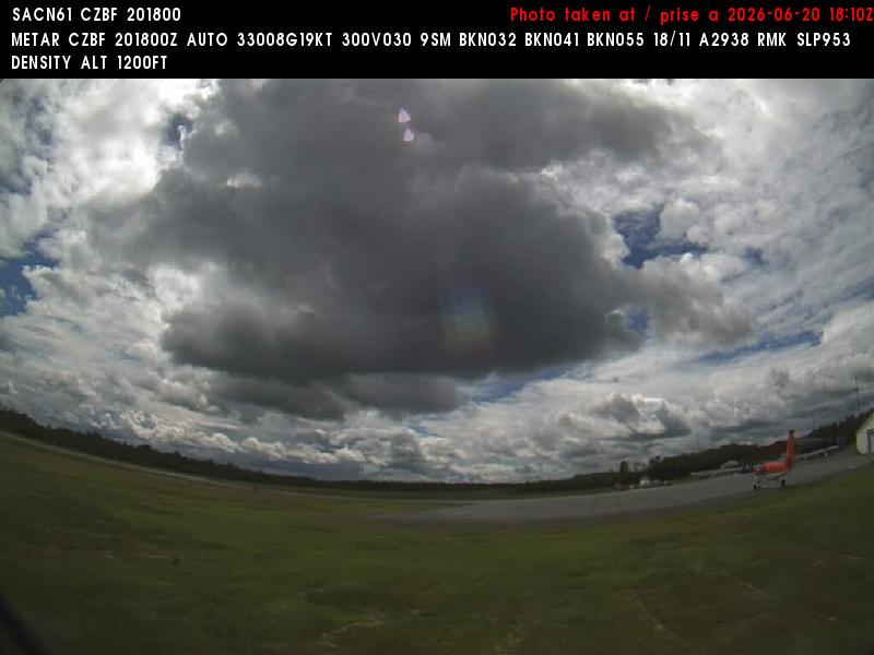 Web Cam image of Bathurst Airport (West)