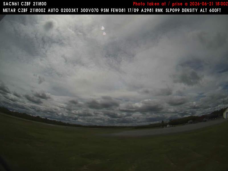 Web Cam image of Bathurst Airport (West)
