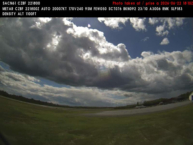 Web Cam image of Bathurst Airport (West)
