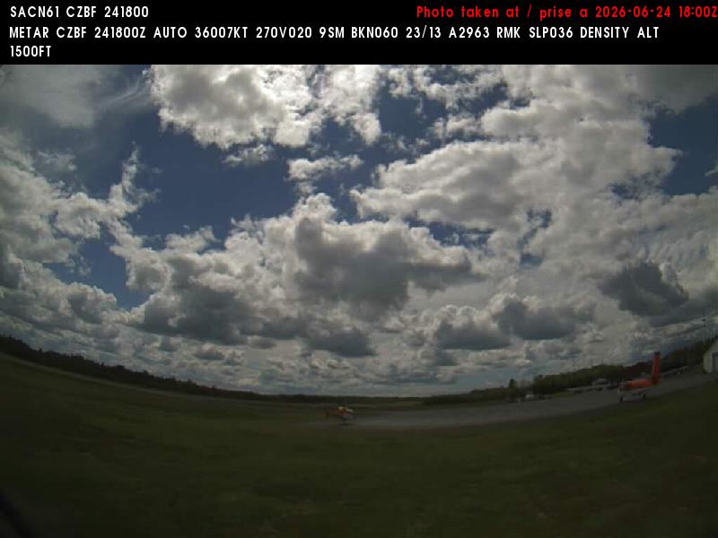 Web Cam image of Bathurst Airport (West)