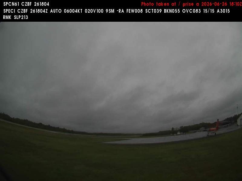 Web Cam image of Bathurst Airport (West)