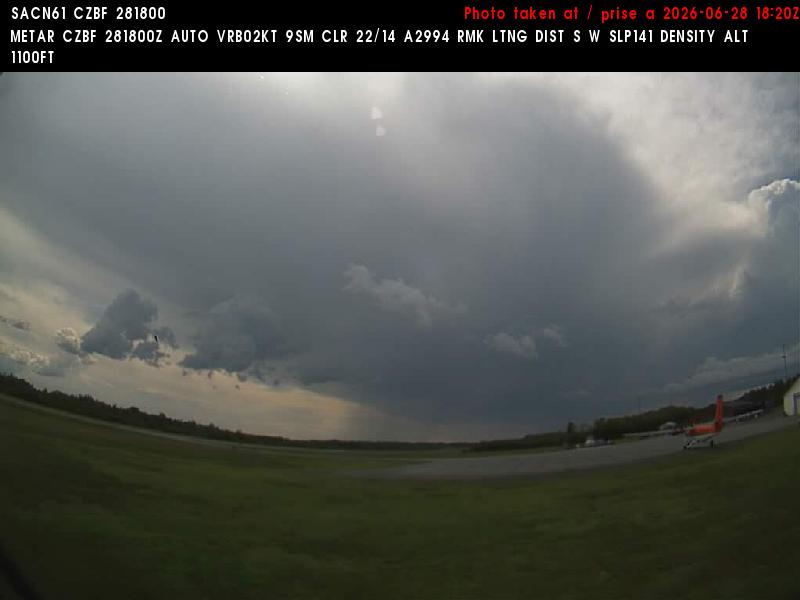 Web Cam image of Bathurst Airport (West)