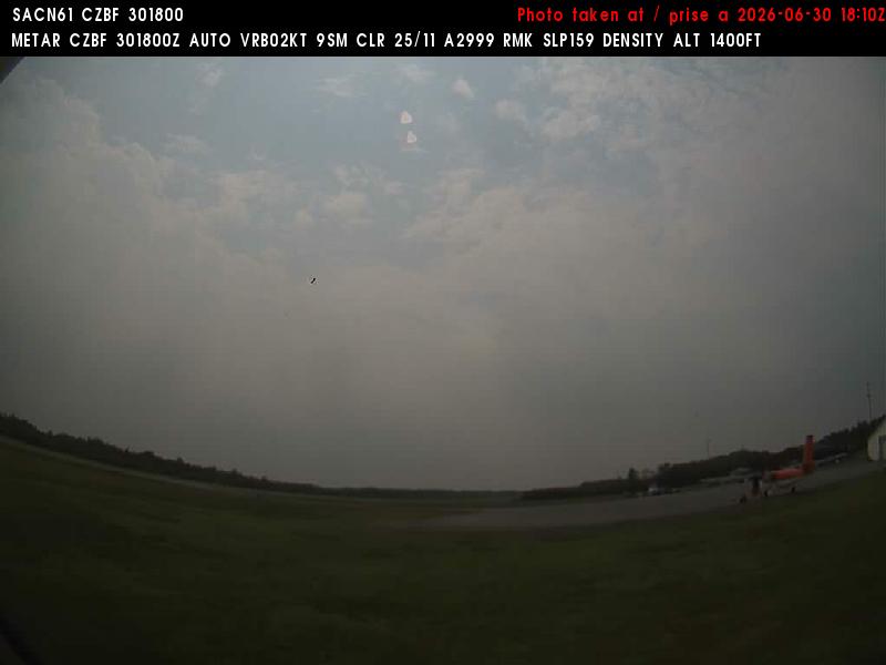 Web Cam image of Bathurst Airport (West)
