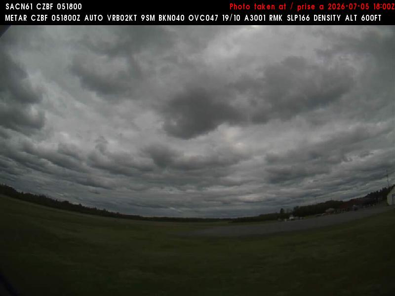 Web Cam image of Bathurst Airport (West)