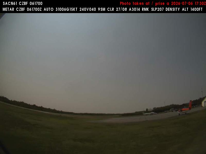 Web Cam image of Bathurst Airport (West)