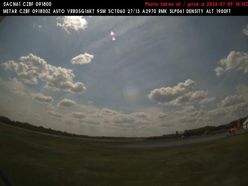 Web Cam image of Bathurst Airport (West)