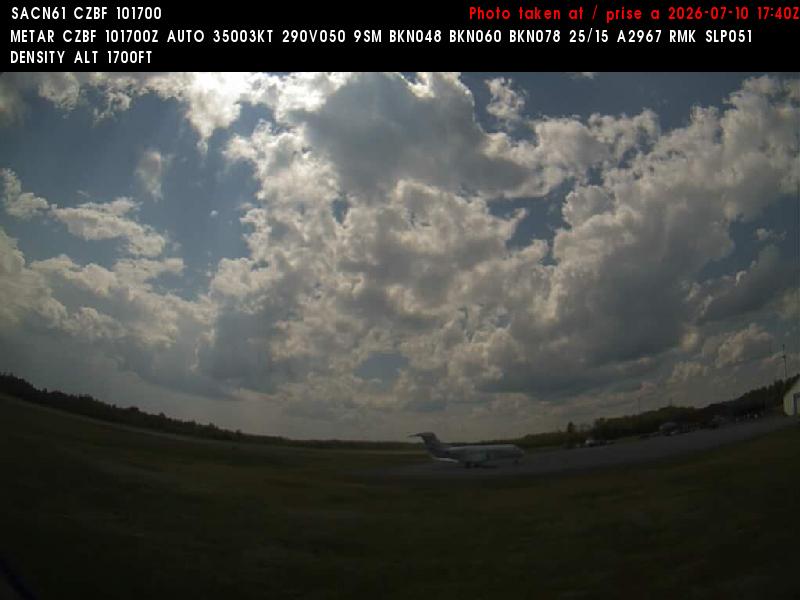 Web Cam image of Bathurst Airport (West)