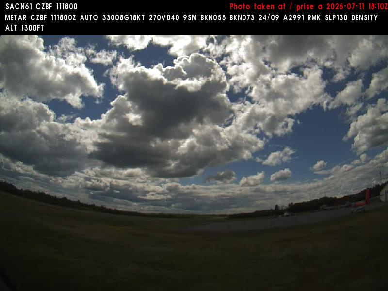 Web Cam image of Bathurst Airport (West)