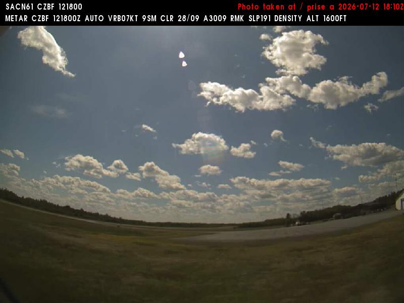 Web Cam image of Bathurst Airport (West)