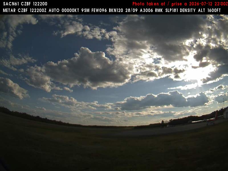 Web Cam image of Bathurst Airport (West)