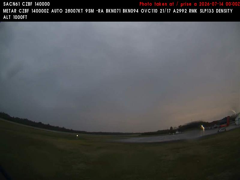 Web Cam image of Bathurst Airport (West)