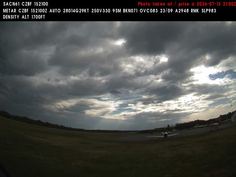Web Cam image of Bathurst Airport (West)