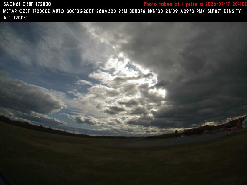 Web Cam image of Bathurst Airport (West)