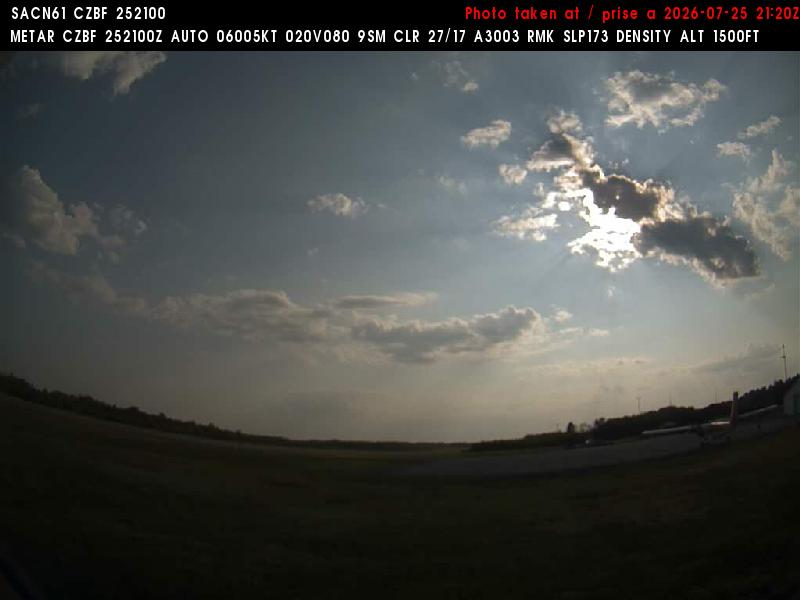 Web Cam image of Bathurst Airport (West)