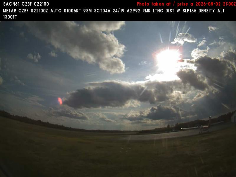 Web Cam image of Bathurst Airport (West)