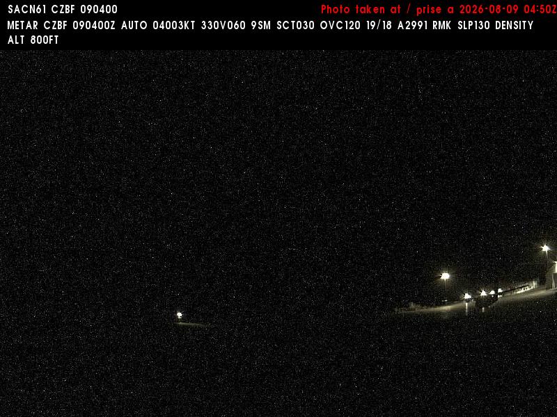 Web Cam image of Bathurst Airport (West)