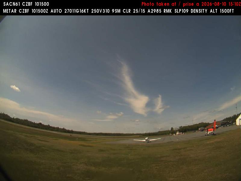 Web Cam image of Bathurst Airport (West)