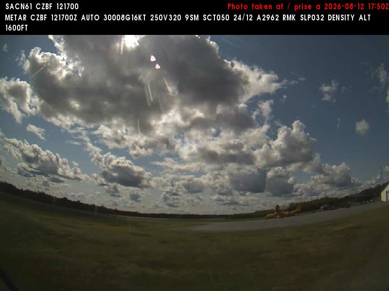 Web Cam image of Bathurst Airport (West)
